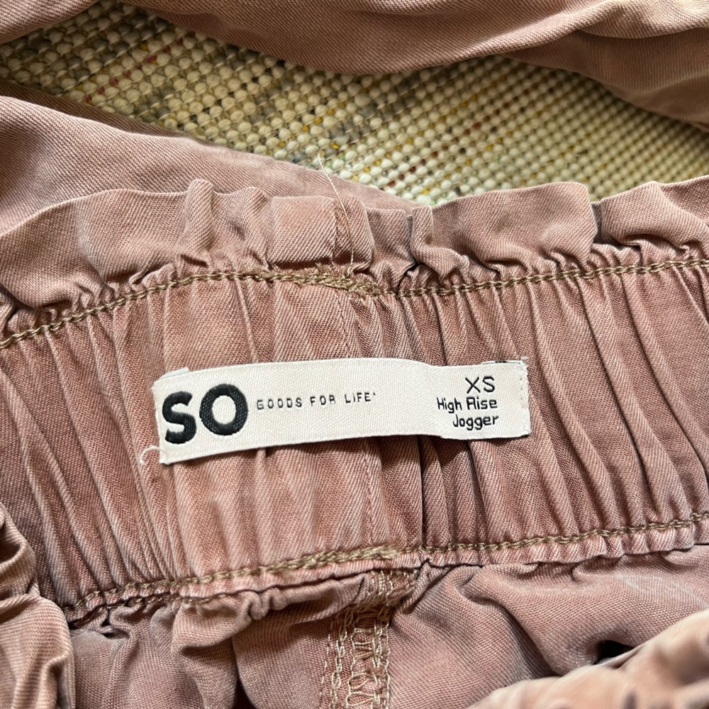 Pink joggers size xs women’s